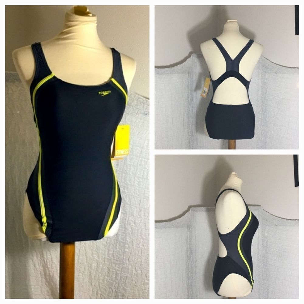Speedo NWT Fitness One Piece Swimsuit Size 10